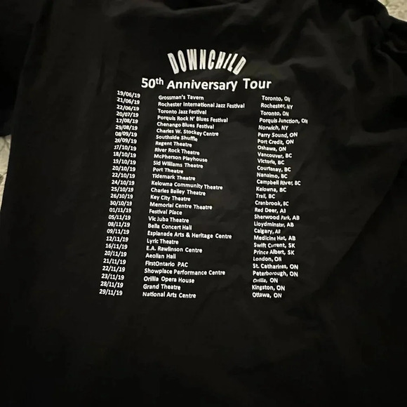 Downchild Band Blues Band Concert Mens Shirt Black  Size XL SS 2019 - Picture 8 of 8